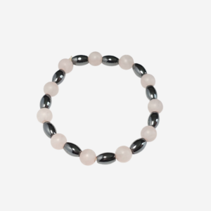 Rose Quartz & Hematite Bracelet